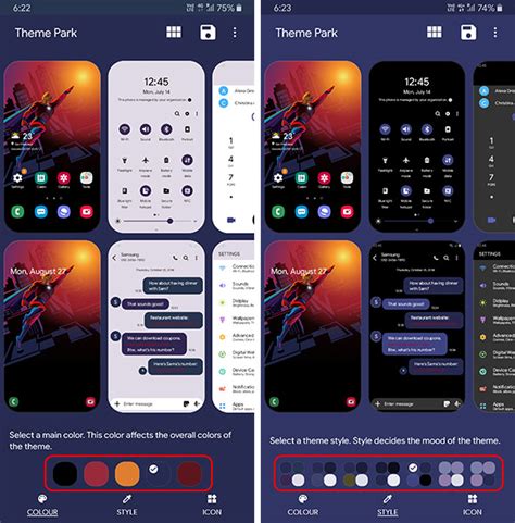 lv theme samsung|samsung one ui themes.